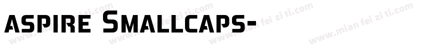 aspire Smallcaps字体转换